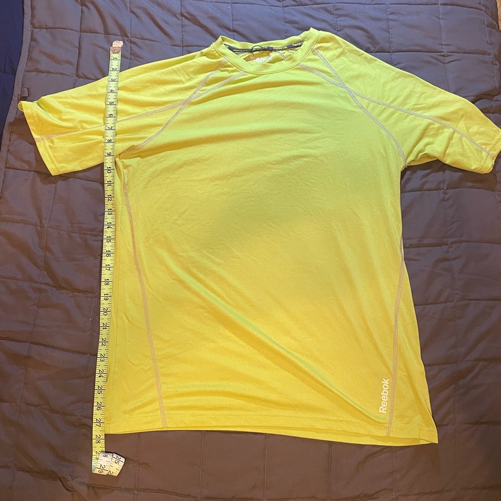 Medium Light Green Reebok PlayDry Shirt